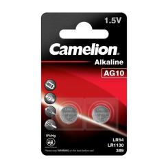 Батарейка Camelion AG10 / LR54 Alkaline * 2 Фото