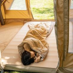Спальный мешок Naturehike L150 NH20MSD05 лівий (13°C) бежевий Фото 2