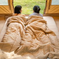 Спальный мешок Naturehike L150 NH20MSD05 лівий (13°C) бежевий Фото 3