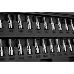 Набор инструментов Neo Tools 46шт, 1/4", CrV, кейс Фото 2
