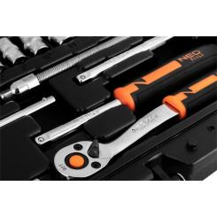 Набор инструментов Neo Tools 46шт, 1/4", CrV, кейс Фото 5