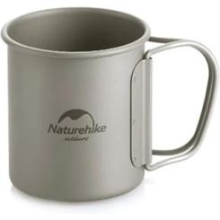 Чашка туристическая Naturehike NH20CJ005 титанова з ручкою 200 мл Фото 2