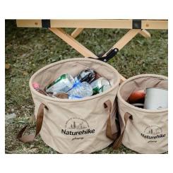 Ведро складное Naturehike ПВХ NH20SJ040 20 л світло-коричневий Фото 1