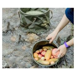 Ведро складное Naturehike ПВХ NH20SJ040 20 л світло-коричневий Фото 2