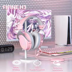 Наушники Fifine H3 RGB Pink Фото 2