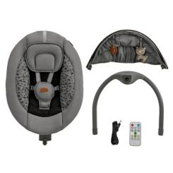 Кресло-качалка Kinderkraft Lumi 2 Dark Grey Фото 5