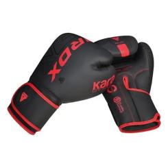 Боксерские перчатки RDX F6 Kara Matte Red 12 унцій Фото 3