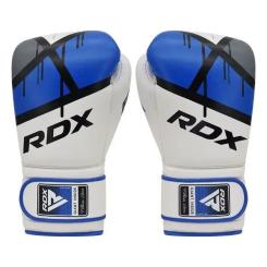 Боксерские перчатки RDX F7 Ego Blue 12 унцій Фото 1