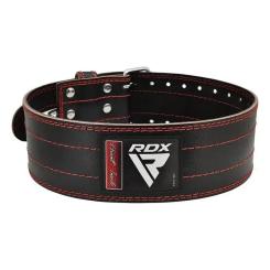 Атлетический пояс RDX для пауерліфтингу RD1 шкіряний Red M Фото