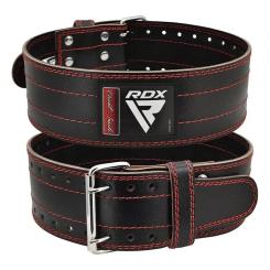 Атлетический пояс RDX для пауерліфтингу RD1 шкіряний Red M Фото 1