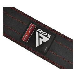 Атлетический пояс RDX для пауерліфтингу RD1 шкіряний Red M Фото 3