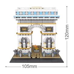 Конструктор LOZ mini Триумфальная арка Фото 2