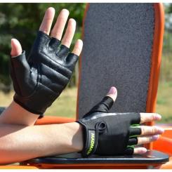 Перчатки для фитнеса MadMax MFG-251 Rainbow Green L Фото 3