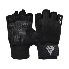 Перчатки для фитнеса RDX W1 Half Black Plus S Фото