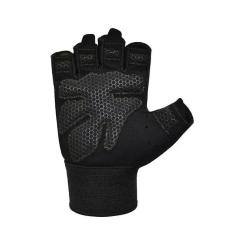 Перчатки для фитнеса RDX W1 Half Black Plus S Фото 3