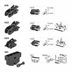 Щетка стеклоочистителя AMiO 24" 600 мм (01202) (012024) Фото 1