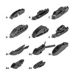 Щетка стеклоочистителя AMiO Hybrid multiconnect 21" 530 мм (02208) (022085) Фото 3