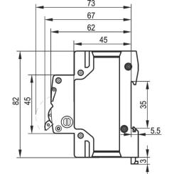 Выключатель нагрузки Videx 1п 63А VF-RS-VN163 RESIST Фото 3