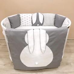 Детский постельный набор Ingvart Зайченя у ліжечко Smart Bed Фото