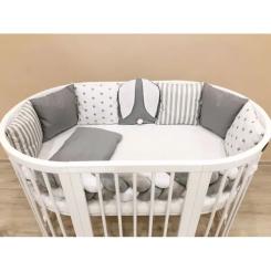 Детский постельный набор Ingvart Зайченя у ліжечко Smart Bed Фото 2