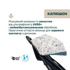 Коляска Chicco Glee Блакитна (8058664173600) Фото 2