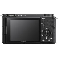 Цифровой фотоаппарат Sony Alpha ZV-E10 body black Фото 1