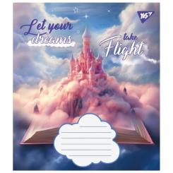 Тетрадь Yes Let your dreams 12 аркушів коса лінія Фото 2