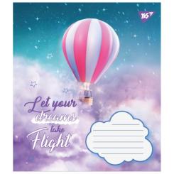 Тетрадь Yes Let your dreams 12 аркушів коса лінія Фото 4