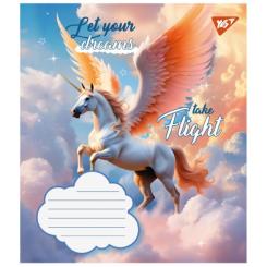 Тетрадь Yes Let your dreams 12 аркушів коса лінія Фото 5