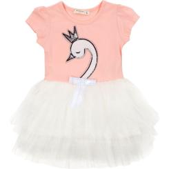 Платье детское Breeze с лебедем Фото