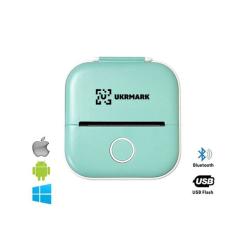 Принтер чеков UKRMARK P02GN Bluetooth, зеленый Фото