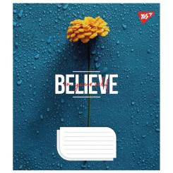 Тетрадь Yes Believe in yourself 48 аркушів клітинка Фото 1
