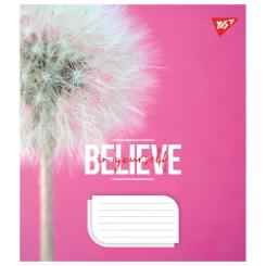 Тетрадь Yes Believe in yourself 48 аркушів клітинка Фото 3