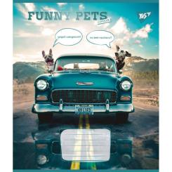Тетрадь Yes Funny pets 96 аркушів лінія Фото 1