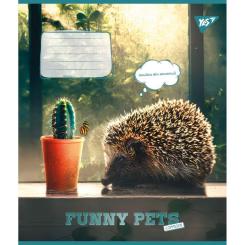 Тетрадь Yes Funny pets 96 аркушів лінія Фото 3