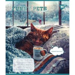 Тетрадь Yes Funny pets 96 аркушів лінія Фото 5