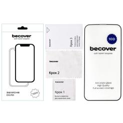 Стекло защитное BeCover Apple iPhone 13 Pro 10D Black Фото 1