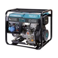 Генератор Konner&Sohnen KS 6100HDE, 5.5KW, дизель, 230V Фото 2