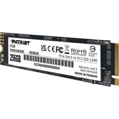 Накопитель SSD Patriot M.2 2280 256GB Фото 2