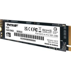 Накопитель SSD Patriot M.2 2280 1TB Фото 2