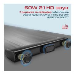Акустическая система Promate StreamBar-60 Black Фото 2