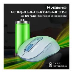 Мышка Promate Ken Wireless/Bluetooth Blue Фото 6