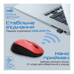 Мышка Promate Tracker Wireless Red Фото 5
