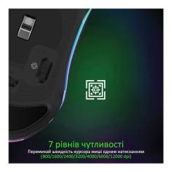 Мышка Vertux Phoenix USB Black Фото 2