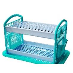 Сушилка для посуды Консенсус 2 яруси біла Фото