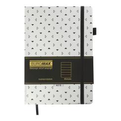 Книга записная Buromax RELAX А5 96 аркушів лінія, сріблястий Фото 1