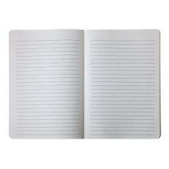 Книга записная Buromax RELAX А5 96 аркушів лінія, сріблястий Фото 3