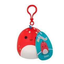Мягкая игрушка Squishmallows на клипсе – Дино Долан 9 см Фото 6