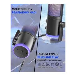 Микрофон Fifine AM6 USB Black Фото 7