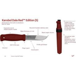 Нож Morakniv Kansbol stainless steel Dala Red Фото 6